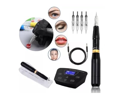 Dermógrafo Cheyenne Pro P300, Motor Silencioso, Velocidade até 250 + 10 Agulhas Easy