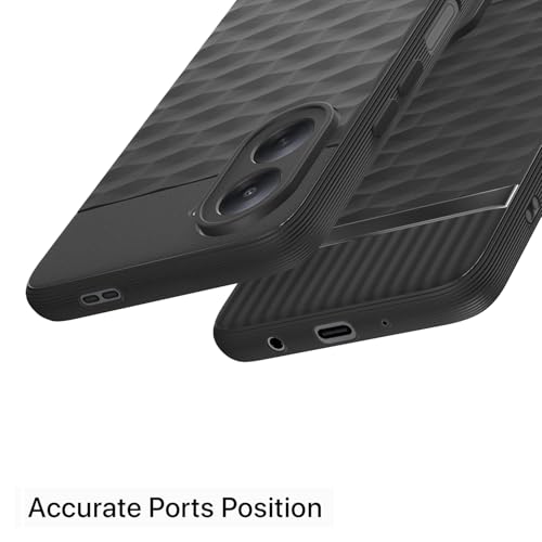 Image of Outlouders Back Cover for Redmi A7 | Full Camera Protection | TPU Soft Flexible Shockproof Bumper Case (Black)