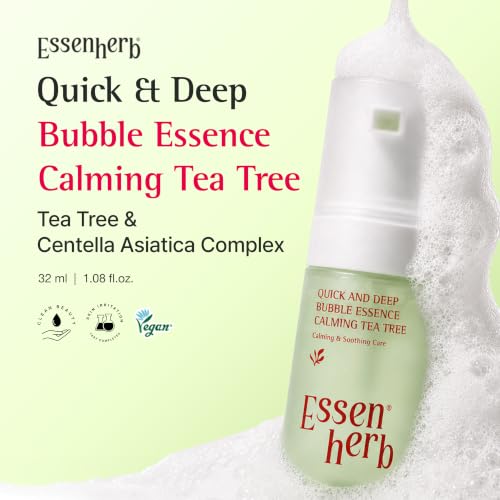 Image of Quick & Deep Bubble Essence Calming Tea Tree Mini (1.08 fl.oz.)