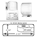 6 Rolls; 400 Labels per Roll of HouseLabels Compatible with DYMO 30324 Media Labels (2-1/8