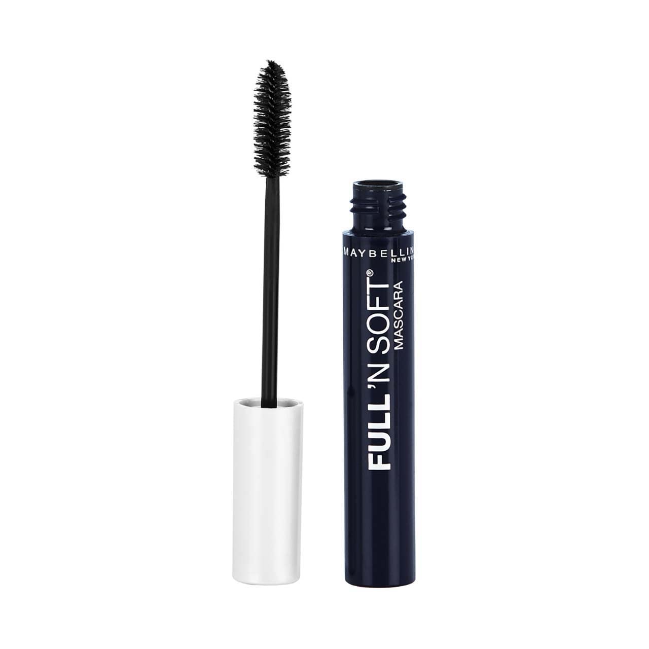 Maybelline Full 'N Soft Mascara, Very Black [301], 0.28 oz (Pack of 5)