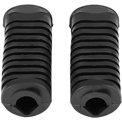 CENPEK Lot de 2 repose-pieds avant de moto en caoutchouc antidérapant noir pour CL90 CT90 CL100S SL90 CB100 CL100 CL100