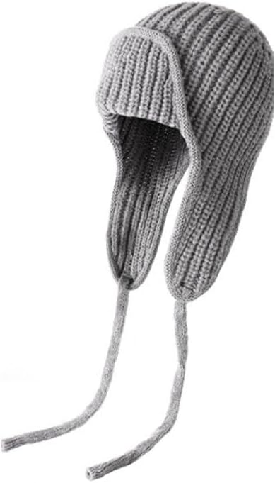 Ladies' Nylon Warm Hat Outdoor Thickened Windproof Knitted Woolen Hats
