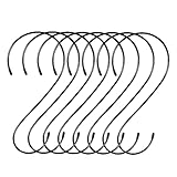 s Hooks for Hanging Plants - Heavy Duty Tree Branch Black Extension Bird Feeders Planters Suet Baske