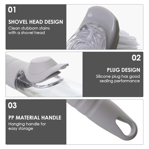 1 Juego De Cepillos De Limpieza, 2 Trapos, Herramientas De Limpieza, Cepillo para Utensilios De Cocina, Cepillo para Limpiar Fregadero, Cepillo para Limpiar Mangos - imagen 3