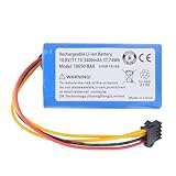 Batería de aspirador de 3400 mAh para aspirador robot Pure Clean PUCRC26B PUCRC25 PUCRC25_0