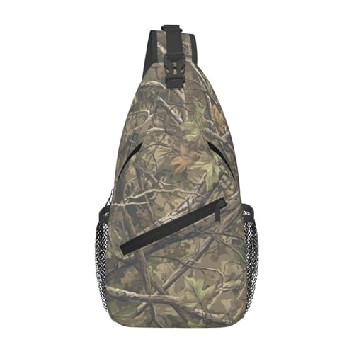Image of Crossbody Bag Sling Bag Backpack Chest Bags Shoulder Bag for Women Men Hunting Camo Forest Camouflage