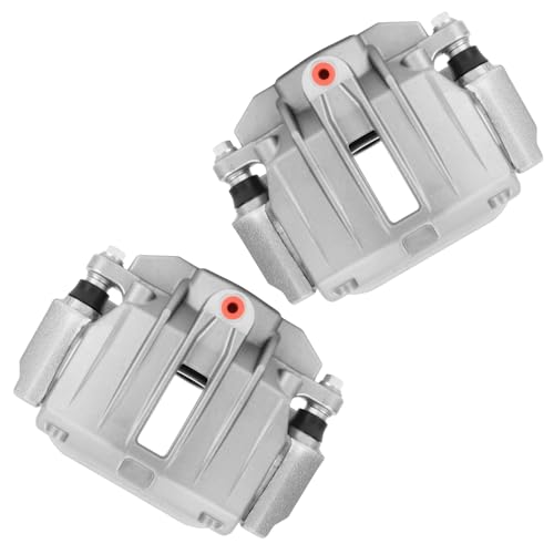 Image of cciyu Rear Left + Right Brake Calipers With Bracket 18-B4726 18-B4727 For Cadillac 2000-2002,For Chevrolet 1999-2005,For GMC 1999-2005 (2PCS)
