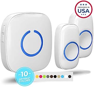 Wireless Doorbell by SadoTech – Waterproof Door Bells & Chimes Wireless Kit –