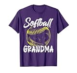 Softball Grandma Women Family Matching Players Mothers Day T-Shirt