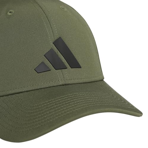adidas Herren Gameday Stretch Fit, Fitted Baseball Caps for Men, Flexible Athletic Sports Cap Baseballkappe, Olive Strata Green/Black/4.0… – Ansicht 3