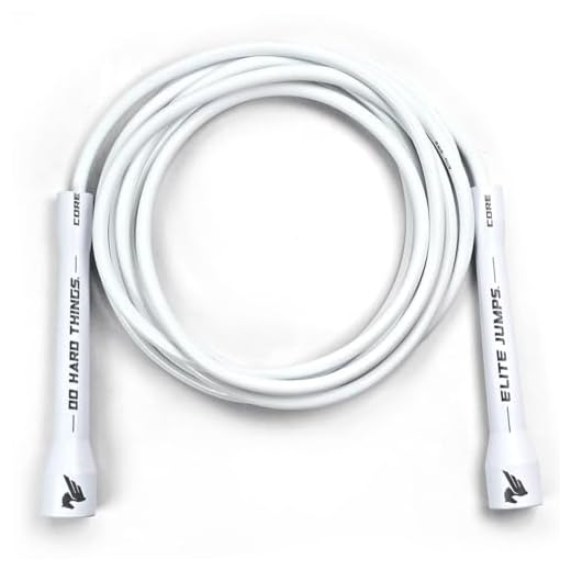 Elite Jumps | 6mm PVC Jump Ropes for Fitness | Indoor/Outdoor Adjustable Boxing Jump Rope w/Unbreakable Handles & Ultra-Durable Non-Kinking PVC | Skipping Rope for Men & Women & Boxer Rope Jump Rope
