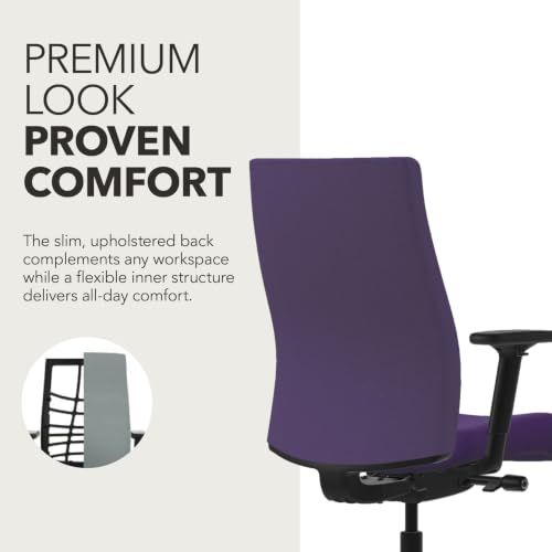 Image of HON Ignition 2.0 Ergonomic Office Chair, Lumbar Support, Desk Chair, Iris