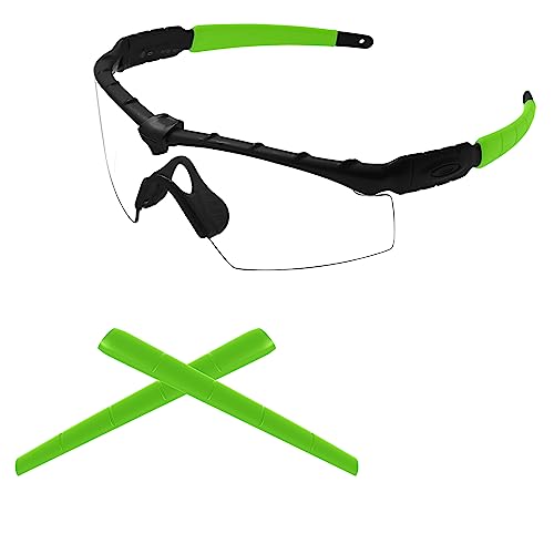 Chaussettes Oakley Si M Frame 2.0 vert manchon branche lunettes soleil cyclisme