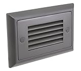 American Lighting SGL-HL-DB Horizontal Louver Faceplate for LED Step Light, Dark Bronze