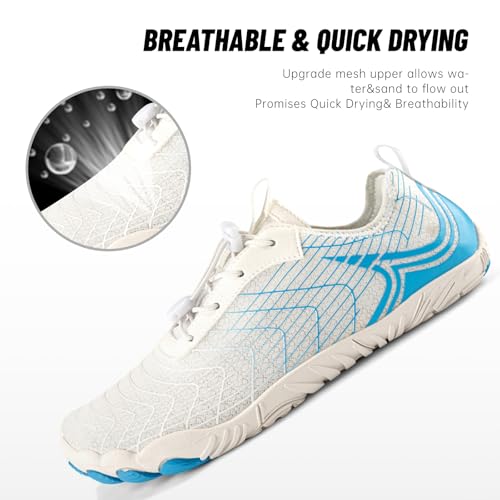 Hike Barefoot Shoes for Men Women Breathable & Non-Slip Athletic Footwear Wide Toe Water Shoes2