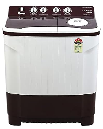 Lloyd 7.5 kg 5 Star Semi Automatic Top Load Washing Machine |1300 RPM | Soak Function | 3 Wash Programs | Swift Dry | Magic Filter, (GLWMS75DDMAC, Dark Maroon and White) Lloyd 7.5 kg 5 Star Semi Automatic Top Load Washing Machine |1300 RPM | Soak Function | 3 Wash Programs | Swift Dry | Magic Filter, (GLWMS75DDMAC, Dark Maroon and White)