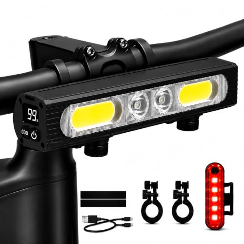 TioyFiuy 1200LM Bike Lights
