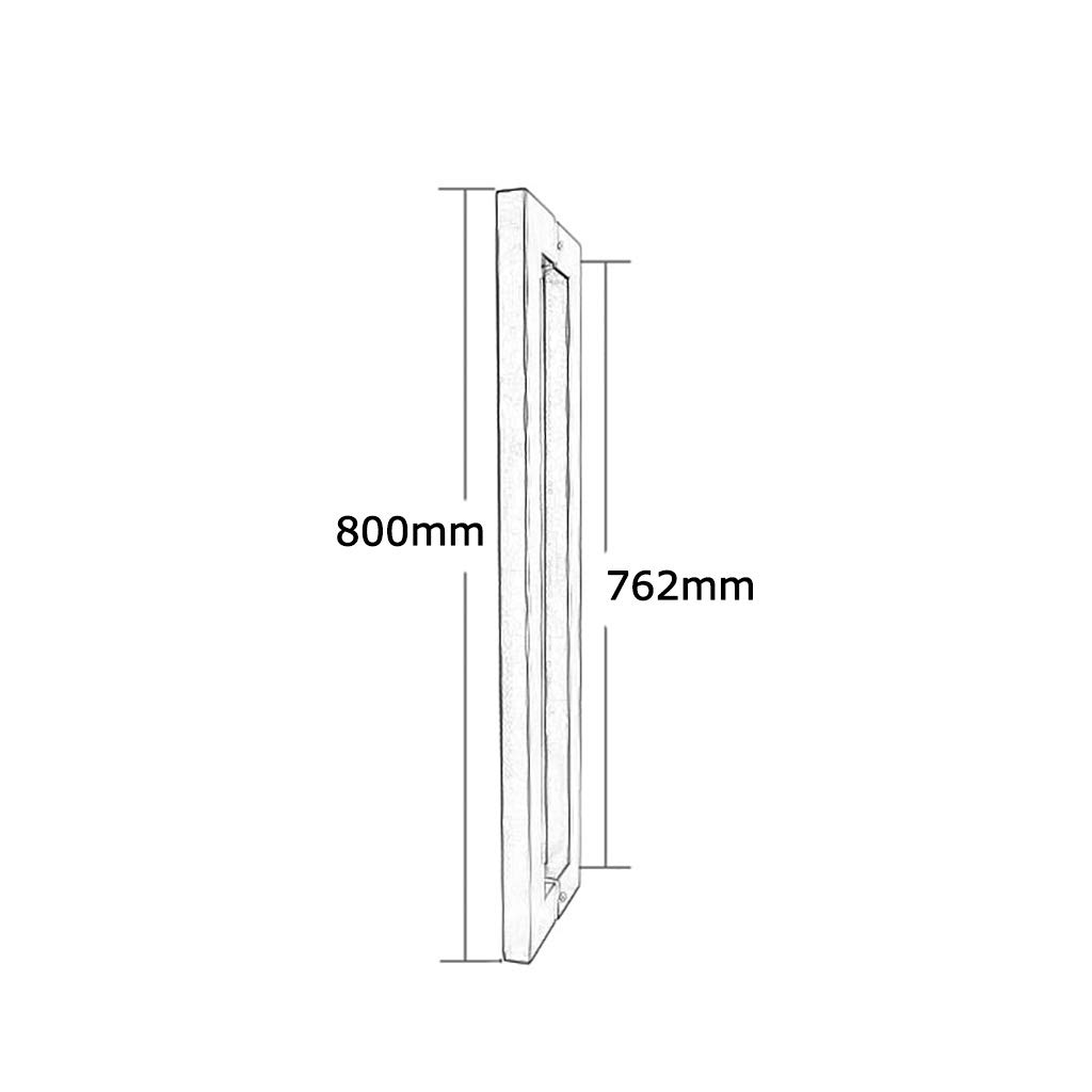 Maniglia per porta scorrevole per porta del fienile Maniglia per porta, Maniglia per porta push-pull commerciale in acciaio inossidabile, Maniglia per porta in vetro/legno per la casa - Marr