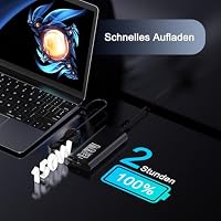 150W Laptop Ladekabel Netzteil Kompatibel mit HP Omen 15 17 Pavilion Gaming 15 17 ZBook Studio 15 G3 G4 G5 G6 G7 G8 Power G10 G9 G8 Elitebook 1050 G1 Fury 15 17 G7 G8 TPN-CA11 TPN-DA09 Ladegerät – Ansicht 6