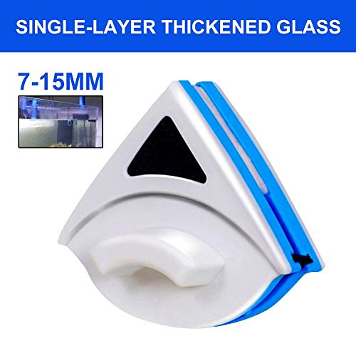 Double-Sided Magnetic Window Glass Cleaning Brush，Glass Wiper Magnetic Cleaning Tools With Anti-Falling Rope Triangular Glass Wiper/Cleaner For High-Rise Double Car Glazed Windows Thickness #TOP1