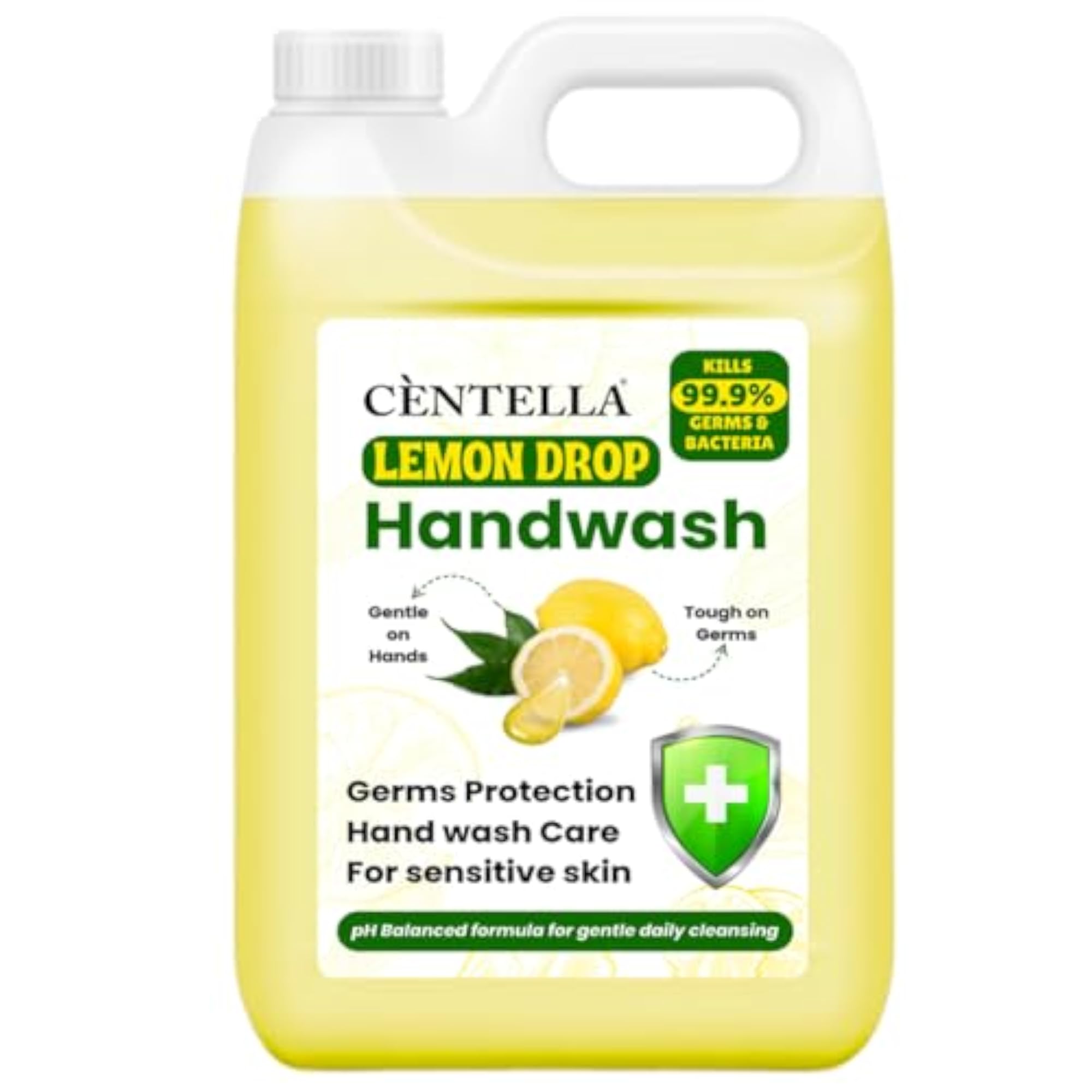Lemon Fragrance Handwash Liquid for Germ Protection