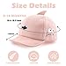 Shark Baby Boys Cap Fashion Cartoon Baseball Cap for Boys Girls Summer Infant Sun Protect Hat 3-18 Months (Pink Shark, 3-18 Months)
