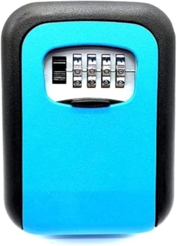 Boîte à clés sécurisée extérieure murale anti-intempéries avec code à 4 chiffres