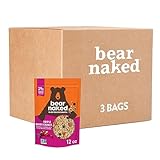 Bear Naked Granola Cereal, Whole Grain Granola, Breakfast Snacks, Mega Pack, Triple Berry Crunch (3 Bags)
