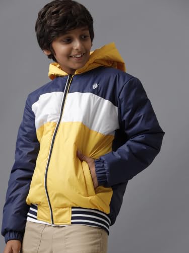 Image of Under Fourteen Only Boys Winter Jacket, Full Sleeve,Sleeveless Quilted Puffer Jacket with Front Closure, Casual Warm Jacket for Kids, Lightweight Winterwear for School, Outdoor Play and Travel