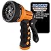 Dramm 12702 9-Pattern Revolver Spray Nozzle, Orange