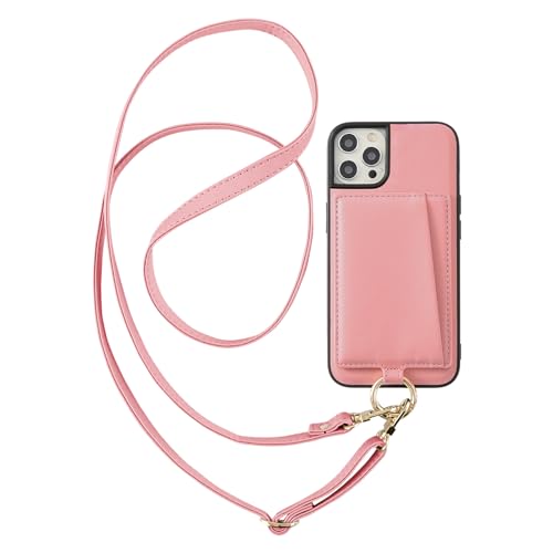 HanaRo iPhone12 �p iPhone12Pro �p �P�[�X �X�}�z�P�[�X �V�����_�[ �X�g���b�v �Z�b�g �c�J�� �J�[�h���[ �|�P�b�g �s���N