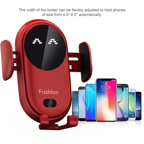 Soporte de coche para evitar caídas del móvil con sujeción automática ajustable 5