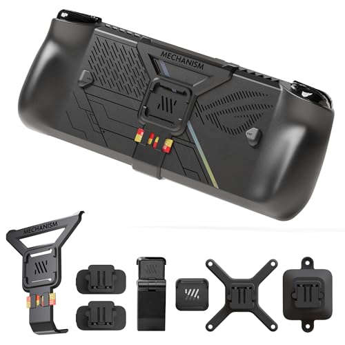 Mechanism Ally X 7-in-1 Bundle | ASUS ROG Ally Kickstand Battery SSD USB-C Hub VESA & Wall Mounting Kit | Mount Anything with Mechanism | Case Friendly ASUS ROG X Accessories