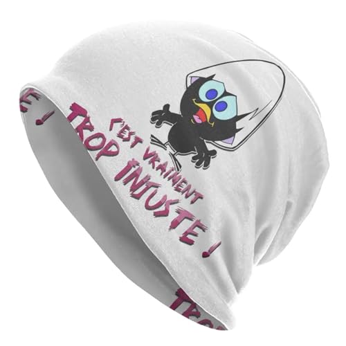 Bonnet Calimero unisexe contre le froid de l'hiver avec maille doublée anti-courants d'air
