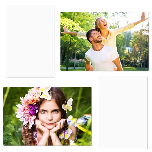4 Pack 8''x10'' Sublimation Metal Photo Blanks, 0.45mm Aluminum Photo ...