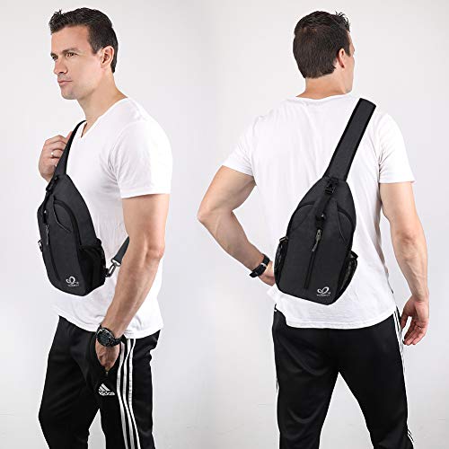 WATERFLY Kleine Crossbody Sling Rugzak Anti-diefstal Rugzak voor Reizen Borst Schoudertas - Image 7