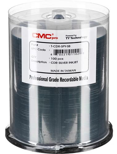 CD-R 700 Mo 80 Minutes Surface Imprimable Taiyo Yuden WaterShield – 50 X CD- R – 700 Mo (80 Min) 52x CD Surface Imprimable Protection Humidité