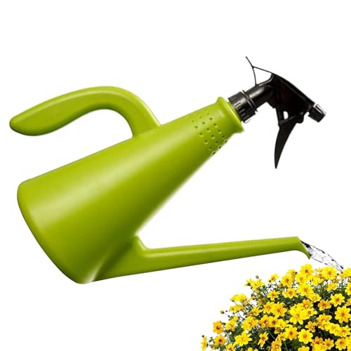 Annaffiatoio in metallo, 165 g, resistente, giallo, bottiglia spray ergonomica, strumento di irrigazione portatile, attrezzatura per la cura delle piante | per interni, balcone, prato, cortile, bonsai