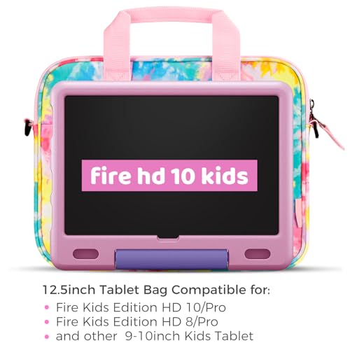 Image of Choco Mocha Kids Tablet Bag Fire HD 8 10 Tablet Carrying Case