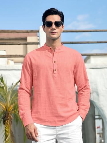 Image of ROYALSCOUT Men's Cotton Blend Full Sleeve Kurta Shirts Pack of 1 Designed for Festive Moments, Cultural Functions, or Casual Gatherings