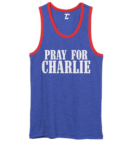 Pray for Charlie - Political Activist Memorial Unisex 2-Tone Tank Top