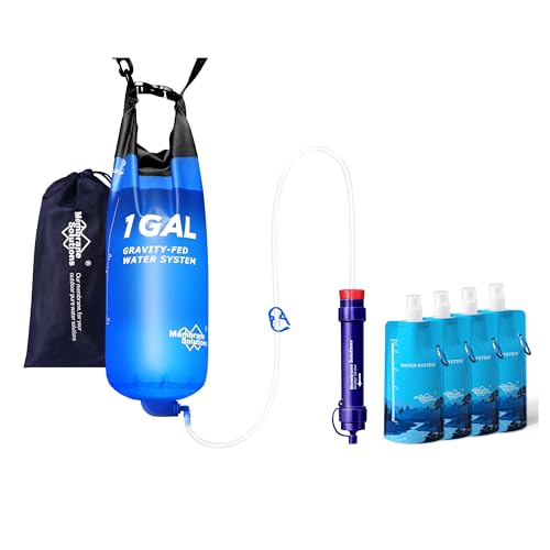 Membrane Solutions Gravity Water Filter with Pouch Set