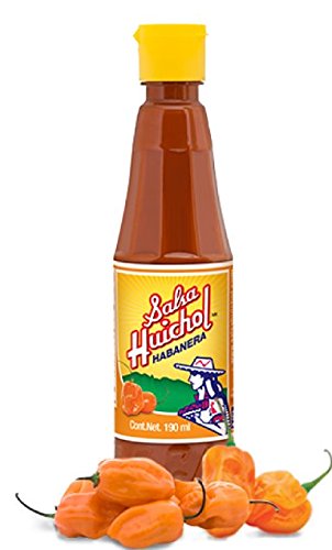 3 X Salsa Huichol Habanera 6oz Bottle Mexican Hot Sauce - Image 3