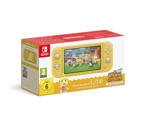 Nintendo Switch Lite + Animal Crossing: New Horizons Bundle - Gelb