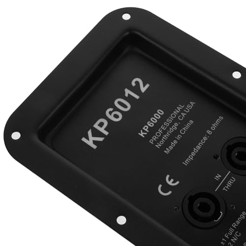 Bornier de haut-parleur en fer noir carré robuste pour caisson - 3