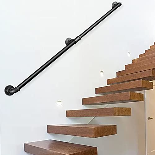 Toriexon Staircase Handrails 3Ft, Galvanized Steel Stair Railing Easy To Install, Iron Balusters Hand Railing Indoor Outdoor For Household Or Commercial Buildings #TOP6