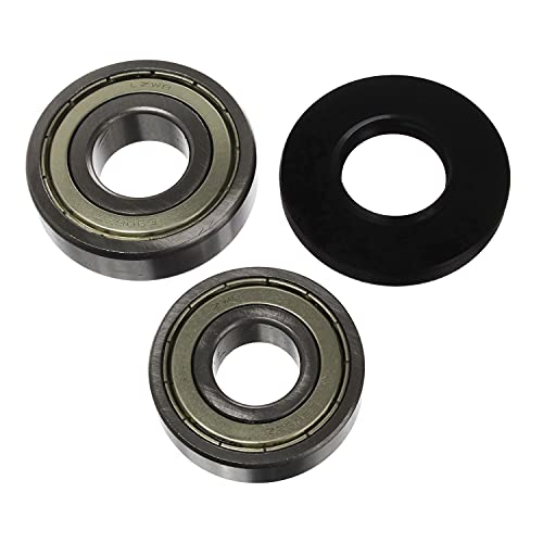 Paxanpax PLD247 Compatible 6305ZZ & 6306ZZ Bearings Drum Bearing & Oil Seal Kit Bosch WAA, WAE, WFD; Siemens WXLP145AGB/10 Series