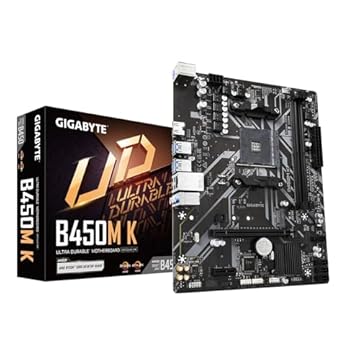 Placa Mãe Gigabyte B450M K (AM4/2xDDR4/HDMI/M.2/USB 3.1)