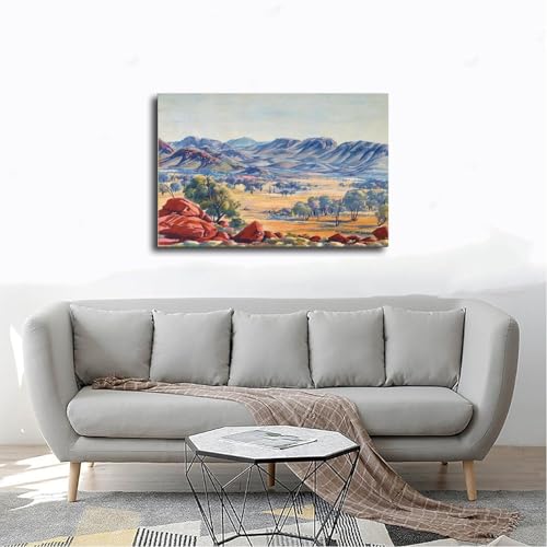 Impression giclée sur toile Albert Namatjira avec cadre premium